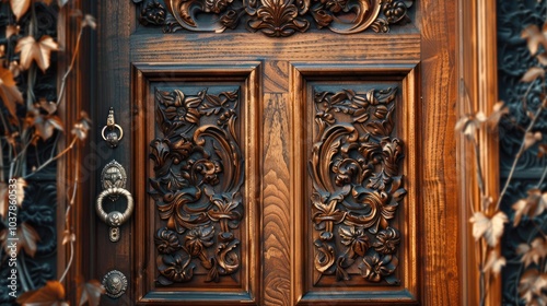 Ornate Wooden Door