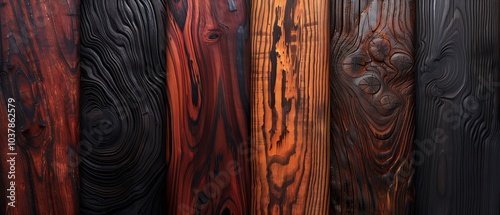 Exploring the rich textures and unique patterns of charred and distressed wooden surfaces for artistic inspiration