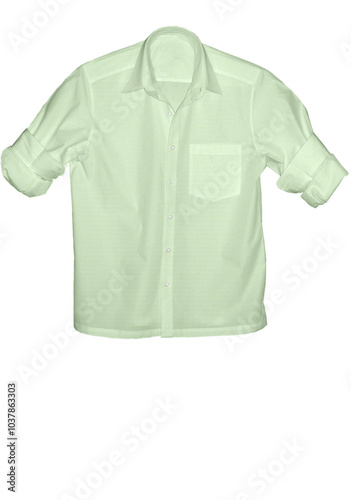 3D illustration summar season men shirt photo