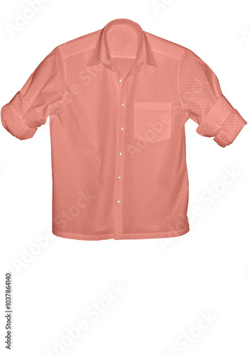 3D illustration summar season men shirt photo