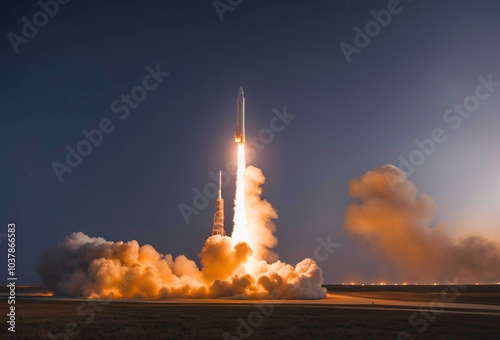 ロケットの打ち上げ