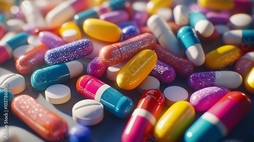 Colorful Medications – Tablets, Pills, Capsules