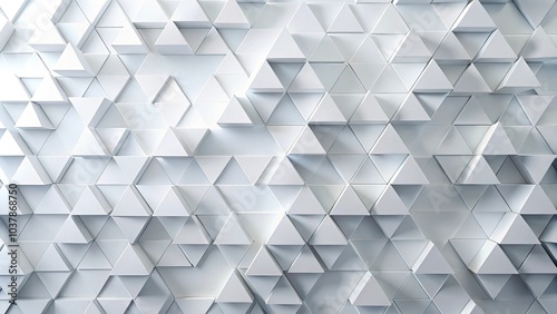 Abstract geometric pattern background with white triangles