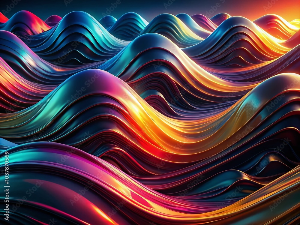 An abstract design featuring smooth, glossy black fluid surfaces, intricately shaped by advanced generative AI An abstract design featuring smooth, glossy black fluid surfaces, intricately shaped by advanced generative AI