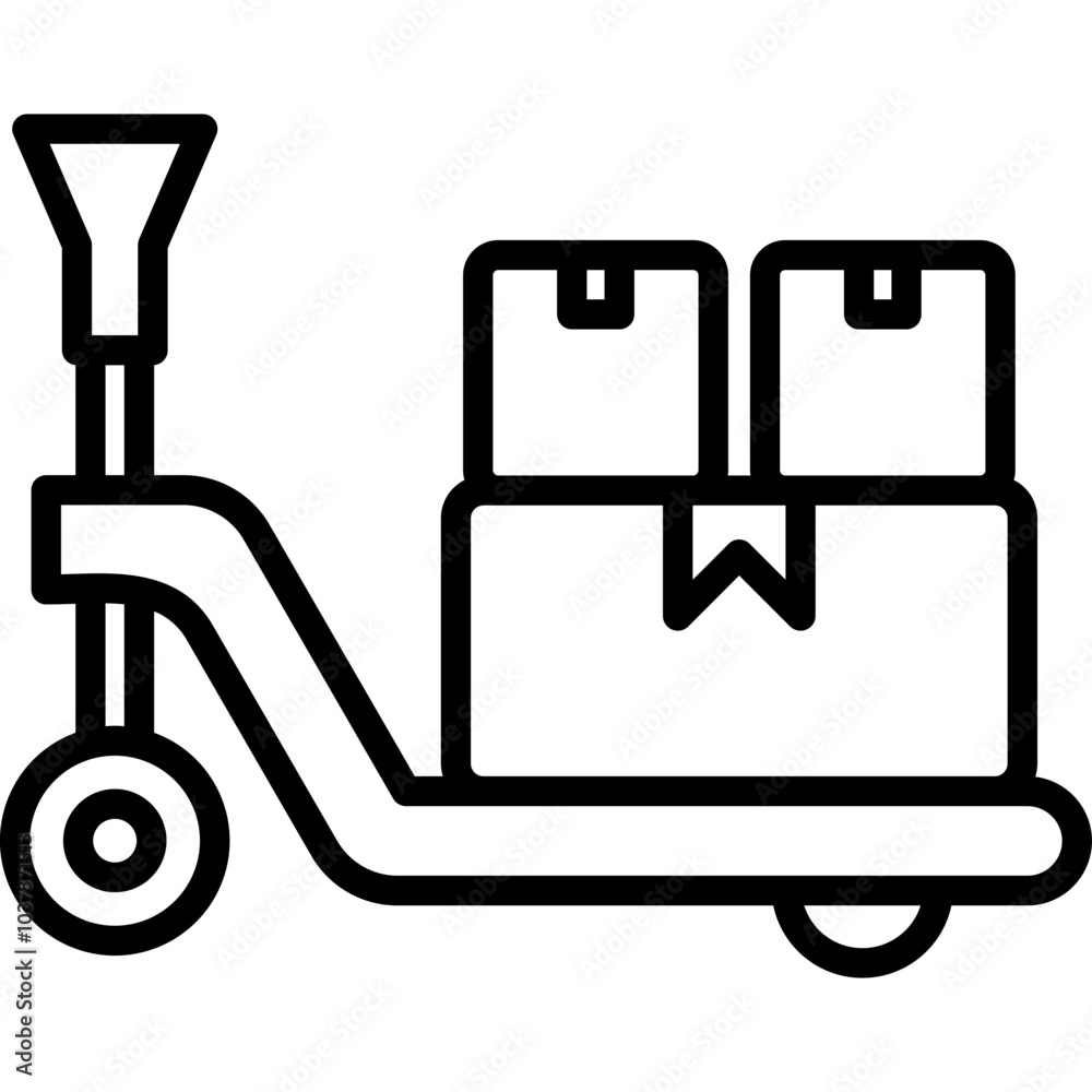 Lift Cart Icon Lift Cart Icon
