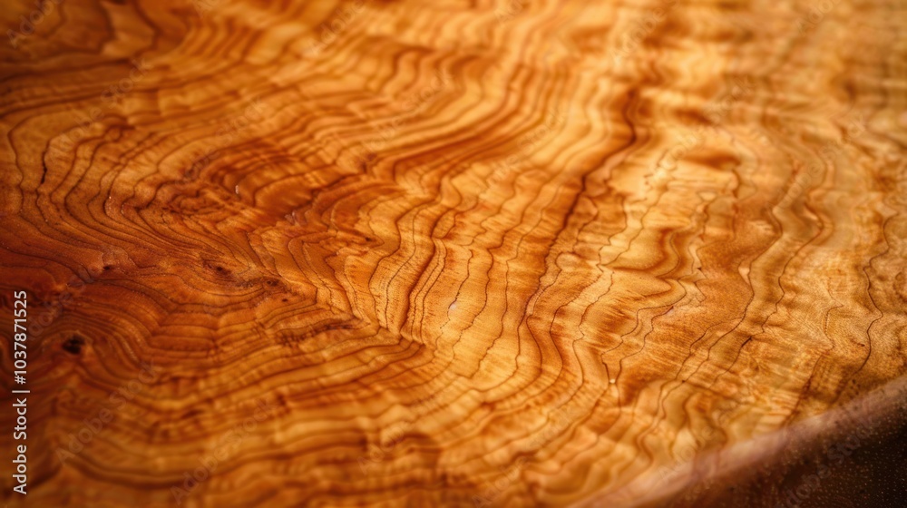 Naklejka premium Wooden Texture with Intricate Grain