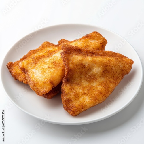 Fried pangasius