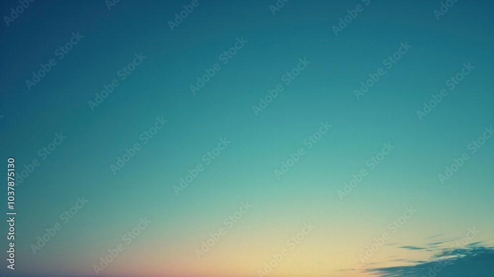 Fototapeta premium Serene Sunset Sky