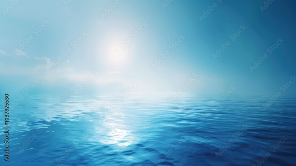 Obraz premium Serene Ocean Landscape