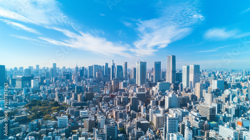 City Skyline Under Blue Sky and White Clouds