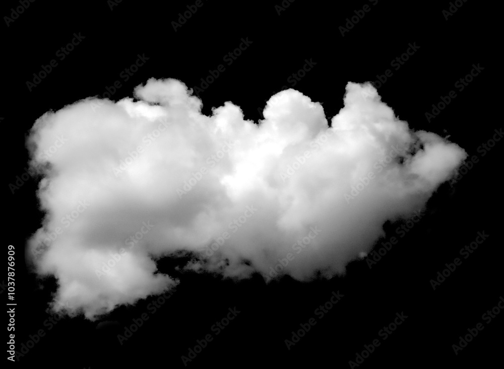 Set of white clouds isolated on black background. Fog or smog background. Collection of different types of clouds. Set of white clouds isolated on black background. Fog or smog background. Collection of different types of clouds.