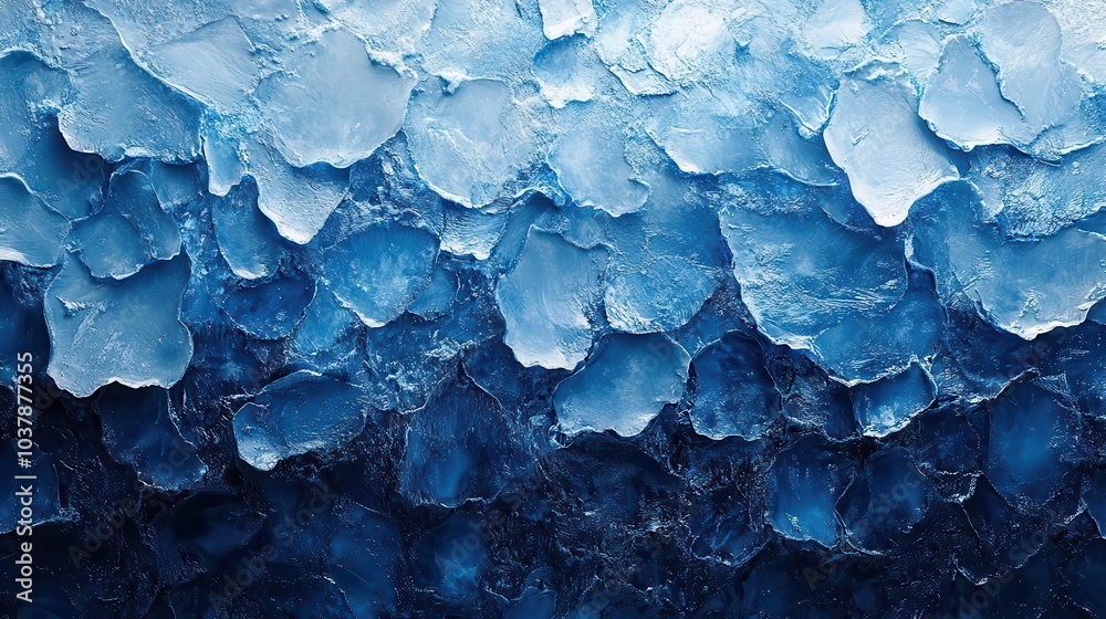 Fototapeta premium grungestyle icy blue winter rink background showcasing a topdown view of frozen patterns and textures evoking the chill of winter sports
