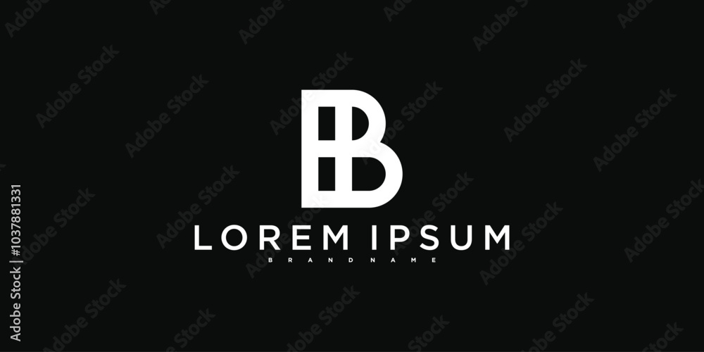 Modern initial letter B logo design template. Premium Vector Modern initial letter B logo design template. Premium Vector