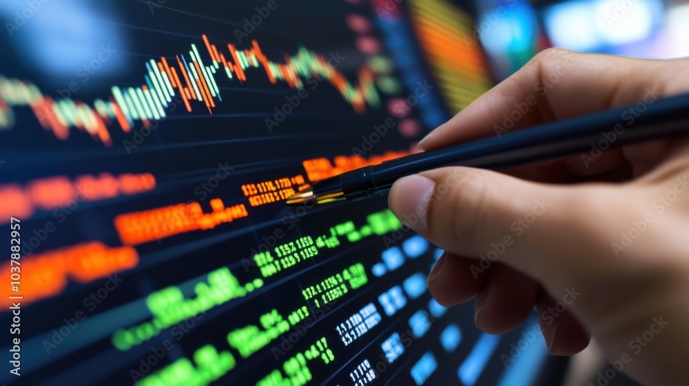 Value investing: Value investor calculating margin of safety on stock valuations Value investing: Value investor calculating margin of safety on stock valuations