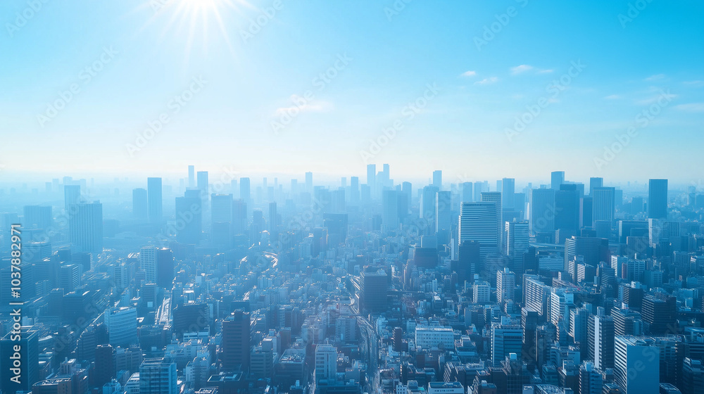City Skyline Under Blue Sky and White Clouds City Skyline Under Blue Sky and White Clouds