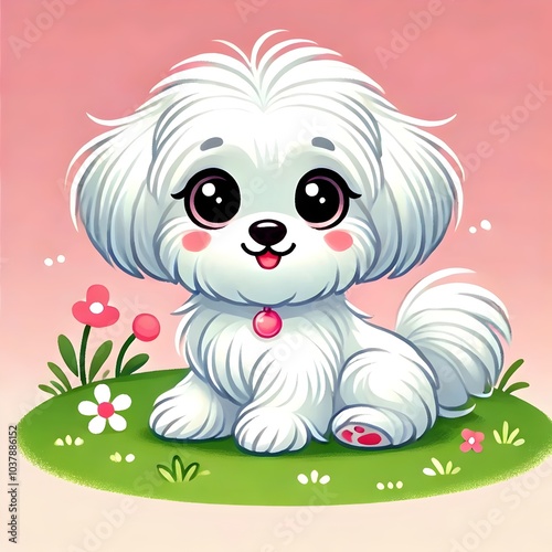 A cute dog