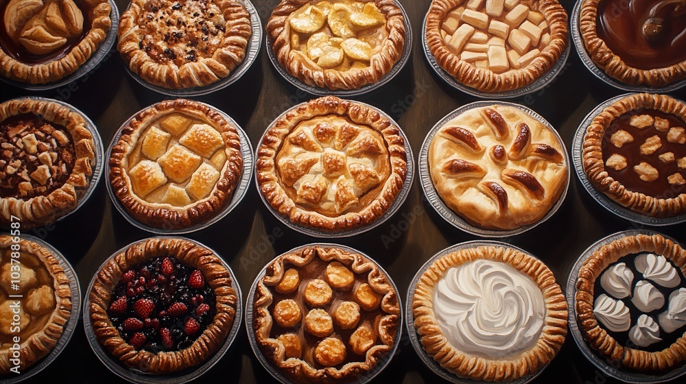 A Collection of Delicious Pies: A Feast for the Eyes A Collection of Delicious Pies: A Feast for the Eyes