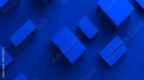 Abstract 3d rendering of geometric shapes. Modern background with simple forms. Minimalistic design for poster, cover, branding, banner, placard photo