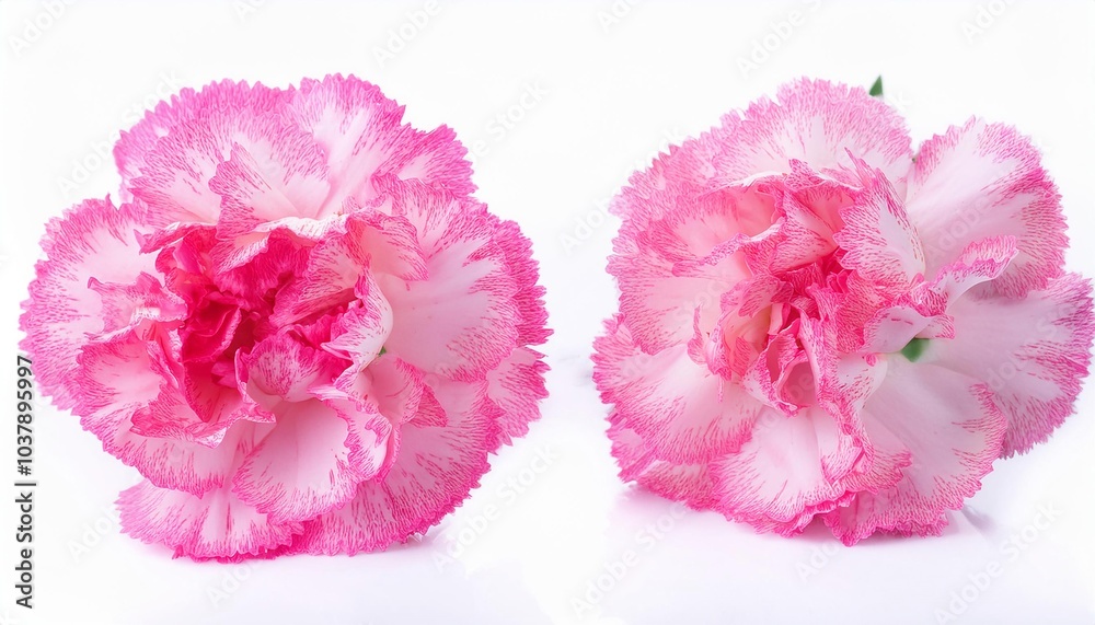Carnation on white background isolated. Beautiful flower. Carnation on white background isolated. Beautiful flower.