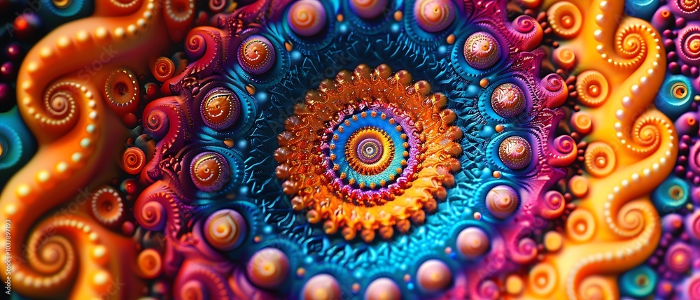 Vibrant and intricate fractal patterns a journey through colors and shapes in digital artistry Vibrant and intricate fractal patterns a journey through colors and shapes in digital artistry