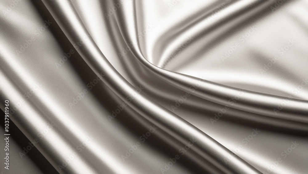 Obraz premium Generate a smooth silk texture with realistic folds and highlights.