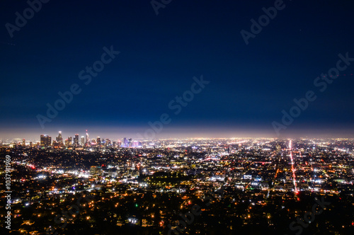 ロサンゼルスの夜景