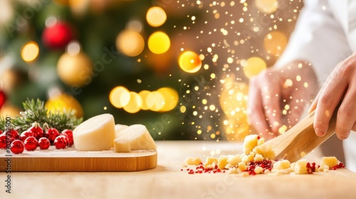 Crafting Gourmet Holiday Meals in a Cozy Kitchen Setting