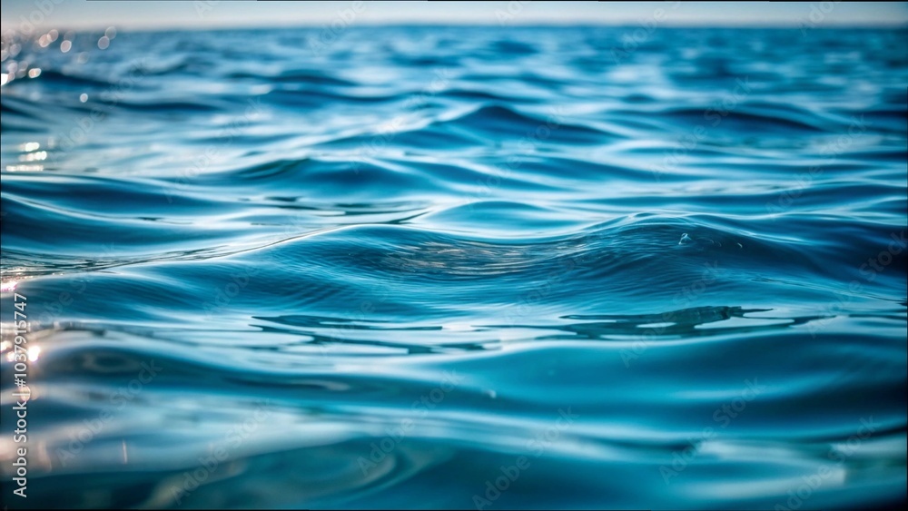 Sunlight glimmers on a wavy water surface, creating a serene and reflective natural scene. Sunlight glimmers on a wavy water surface, creating a serene and reflective natural scene.