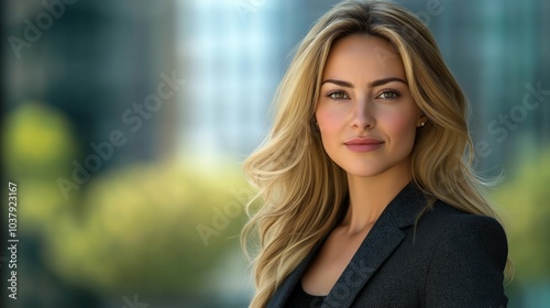 Wallpaper Mural Portrait of a  successful smiling businesswoman with the leadership qualities of a lady boss	 Torontodigital.ca