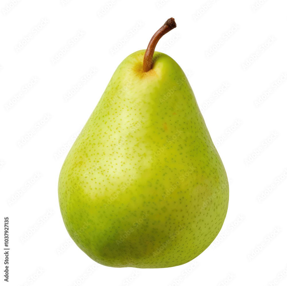 Green pear isolated on transparent background Green pear isolated on transparent background
