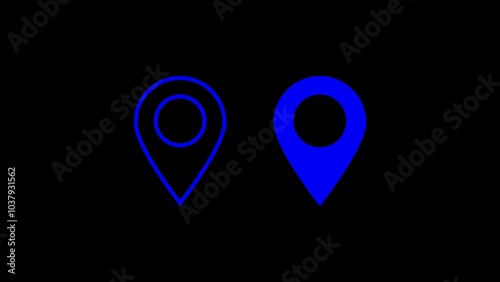 loccation icon, pin icon