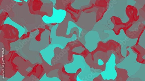  Abstract ink splatter on surface seamless loop. Abstract Grunge Color Ink Paint Spread Blast Explode Background.Colorful marble liquid waves.