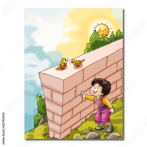 Two little birds kg nursery rhymes