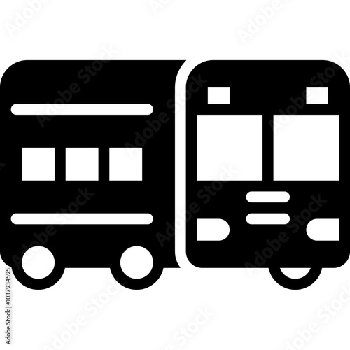 bus or autobus  solid or symbol icon