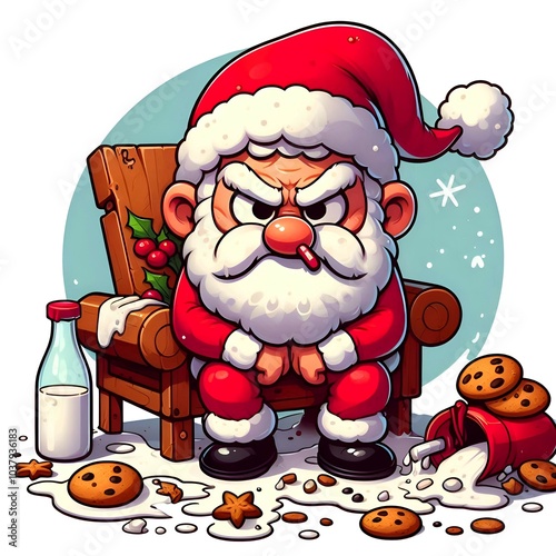 grumpy santa claus 