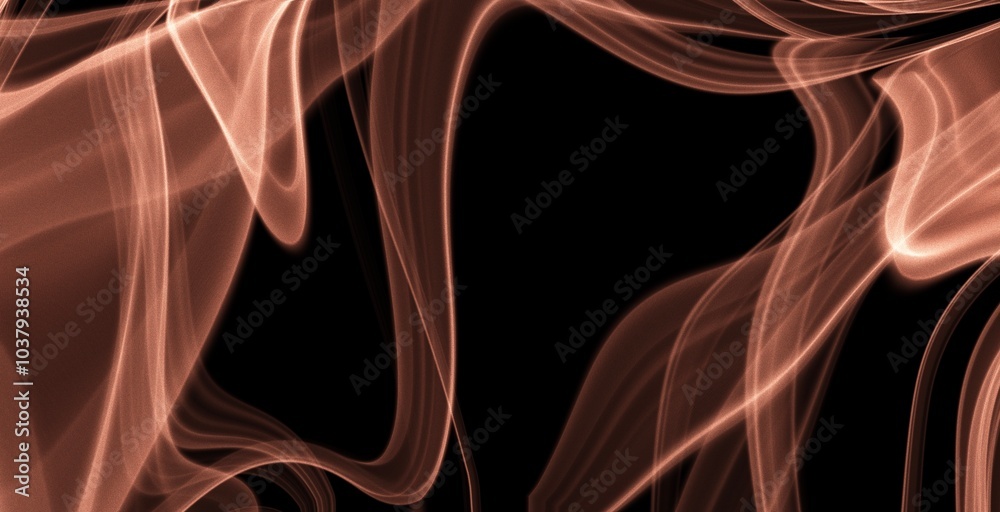 Naklejka premium Abstract orange luxury waves marble liquid texture design silk light backgrounds