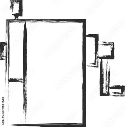 筆書き教材道具関連の単品アイコン　鉛筆削り