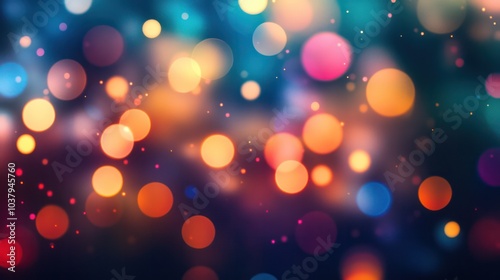 A colorful background with many small circles