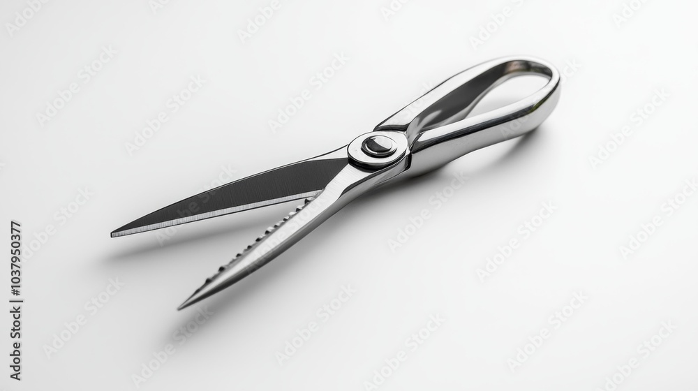 Sleek Metal Pruning Shears on a White Background Sharp and Durable Garden Tool for Precise Cutting. Generative AI Sleek Metal Pruning Shears on a White Background Sharp and Durable Garden Tool for Precise Cutting. Generative AI
