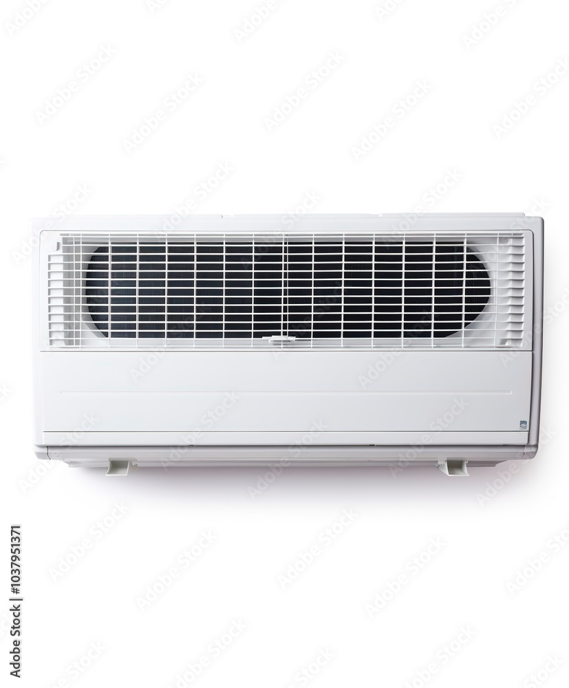 An air condition. Isolated on white background An air condition. Isolated on white background