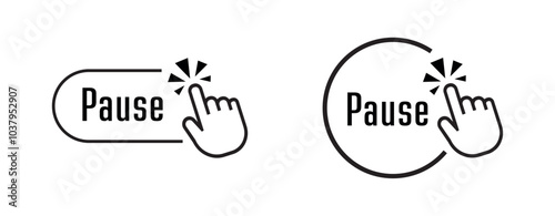 pause button	