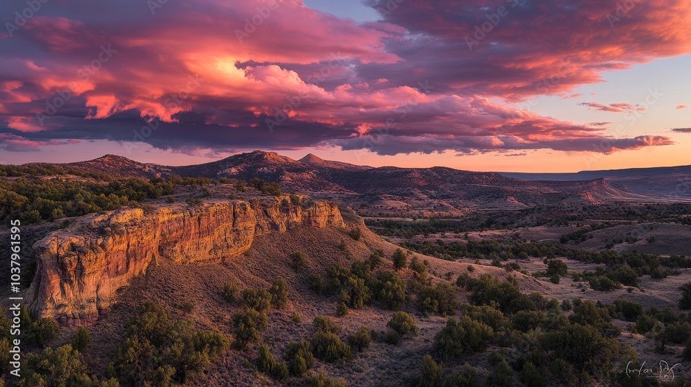 A breathtaking sunset over rugged cliffs and valleys, showcasing nature's vibrant colors and textures. A breathtaking sunset over rugged cliffs and valleys, showcasing nature's vibrant colors and textures.