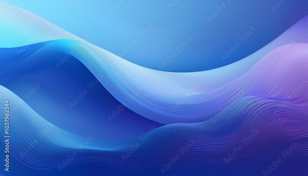 Sophisticated lavenders and blues background waves and ambient light. Smooth Blue Gradient Background with Gentle Grainy Texture for Contemporary Creative Projects. Sophisticated lavenders and blues background waves and ambient light. Smooth Blue Gradient Background with Gentle Grainy Texture for Contemporary Creative Projects.