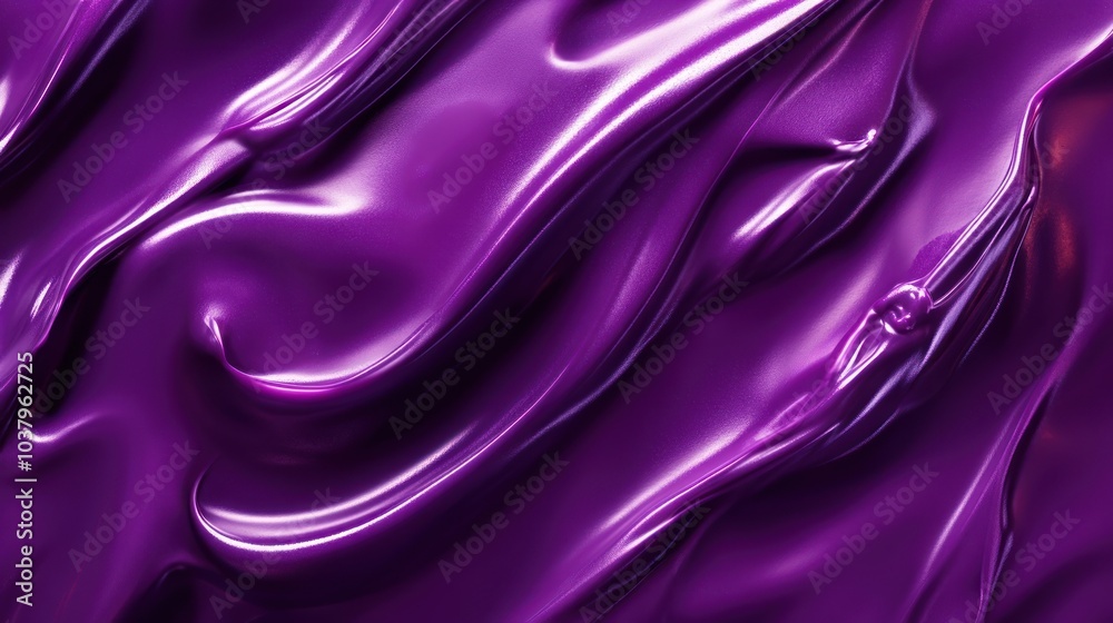 A smooth, glossy purple surface with flowing waves, evoking a sense of luxury and elegance. A smooth, glossy purple surface with flowing waves, evoking a sense of luxury and elegance.
