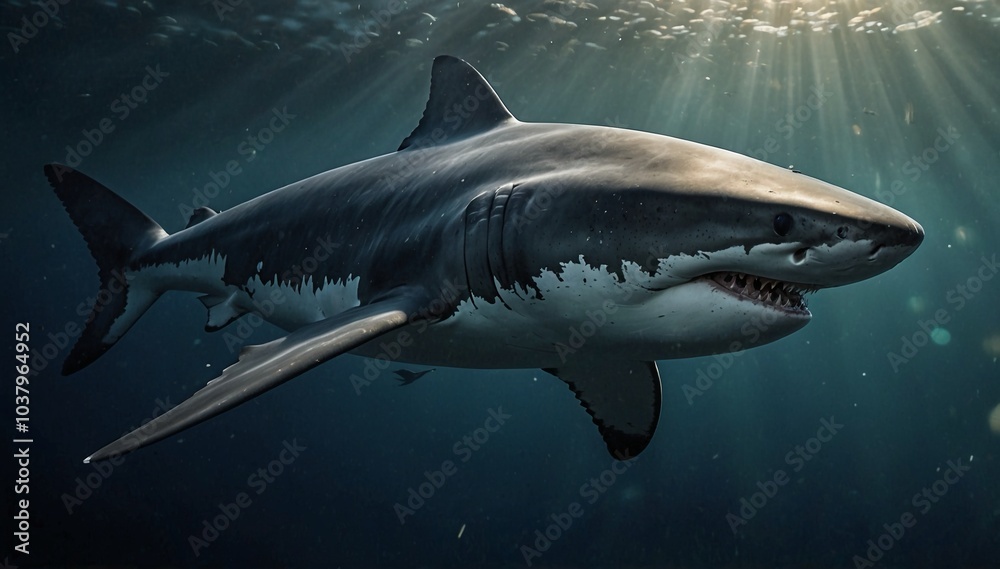 Fototapeta premium great white shark