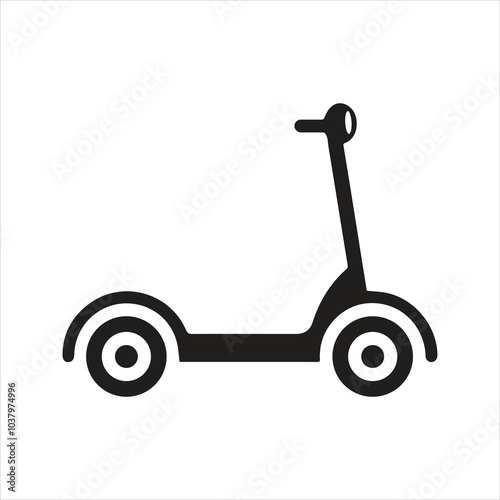 Kids scooter icon
