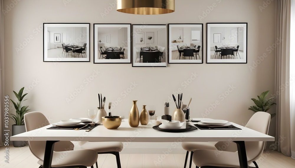 Photo modern style interior room 3d illustration