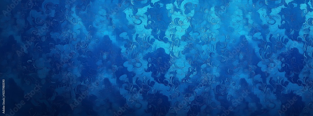 Obraz premium Aesthetic Blue Texture Design with Flowing Patterns and Shapes