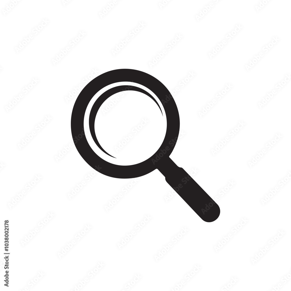 Black search icon design Black search icon design