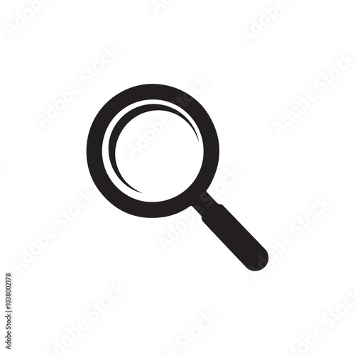 Wallpaper Mural Black search icon design Torontodigital.ca